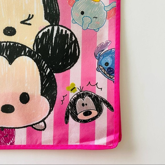 Disney | Tsum Tsum Toy Mickey Minnie Sully Stitch Reusable Shopping Bag NWT - Picture 4 of 7